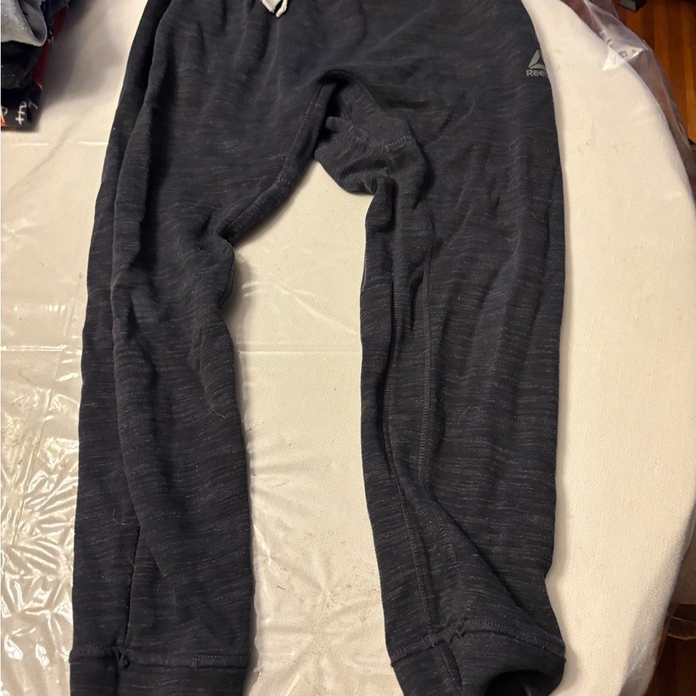 Reebok Kids Charcoal Joggers